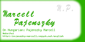 marcell pajenszky business card